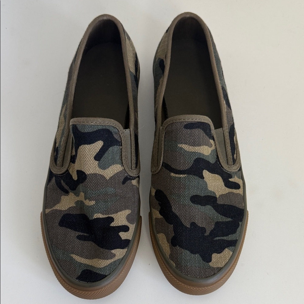 Sperry Camouflage Patterned Loafers